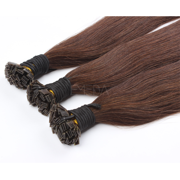 14 inch glue pre bonded remy hair extensions CX089